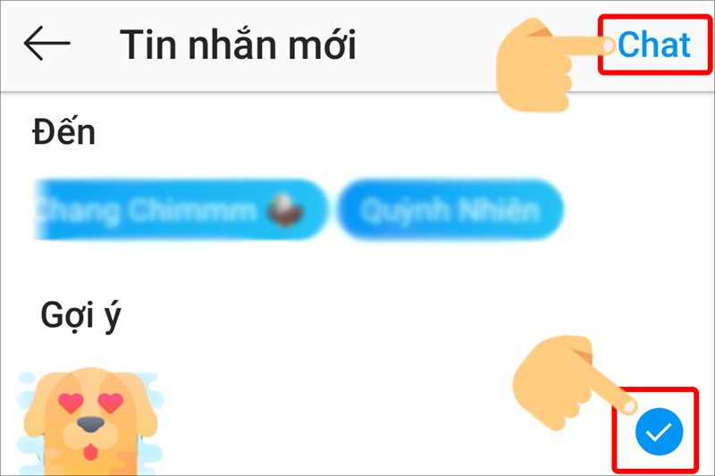 Thêm người dùng vào nhóm chat