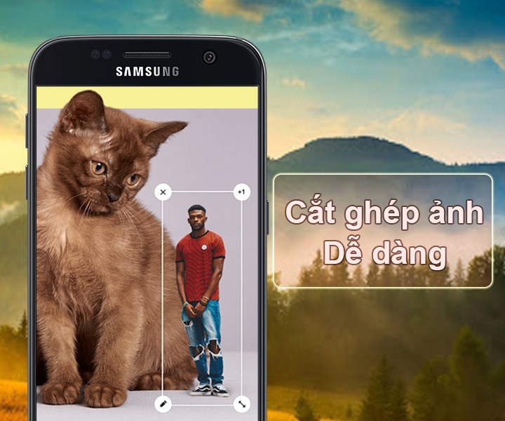 &nbsp;Cắt gh&eacute;p ảnh dễ d&agrave;ng