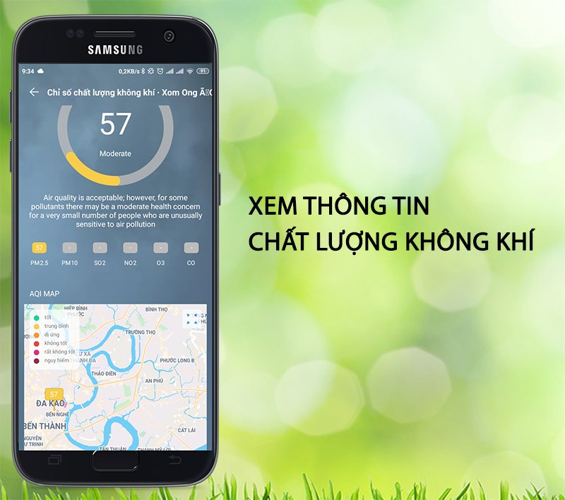 Xem thông tin về chất lượng không khí trên toàn thế giới