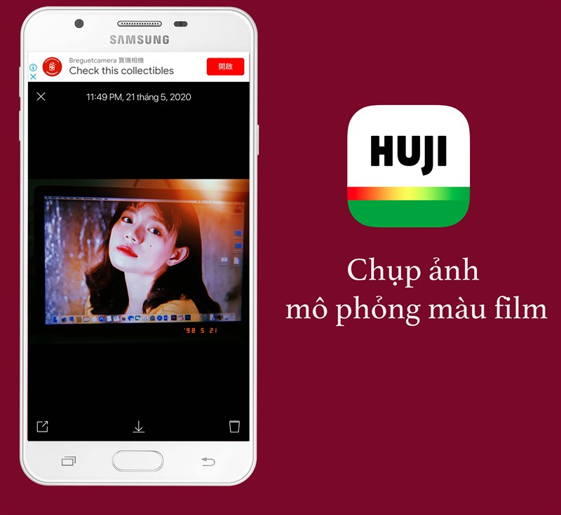 Chụp ảnh m&ocirc; phỏng m&agrave;u phim 1988