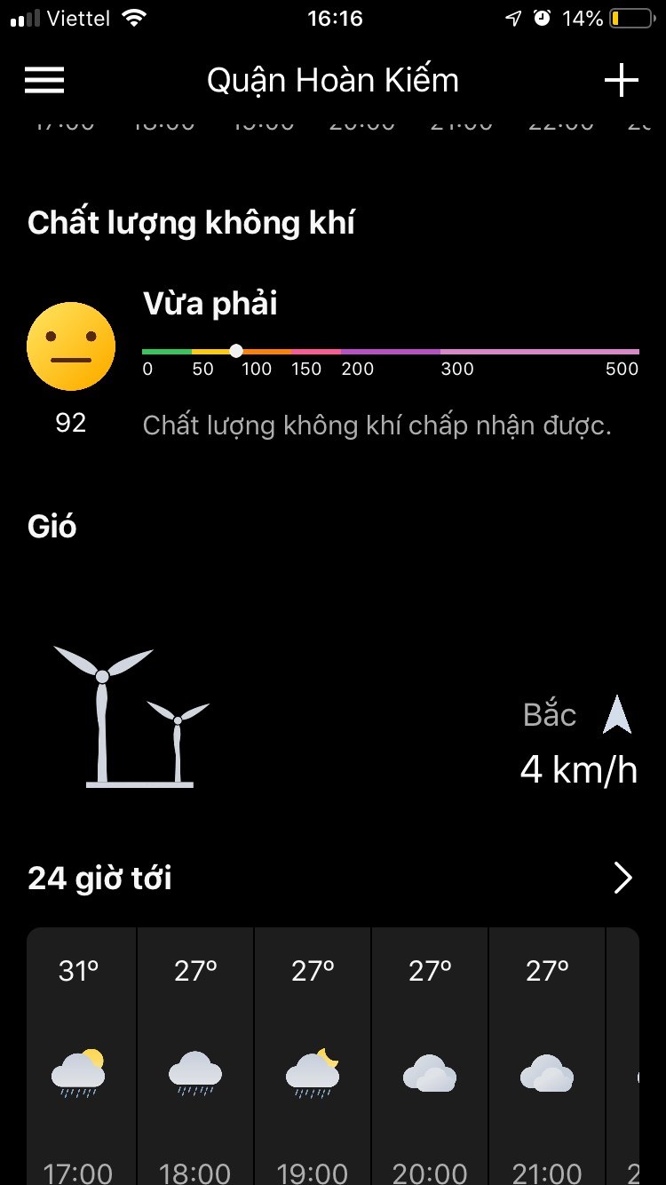 chất lượng không khí