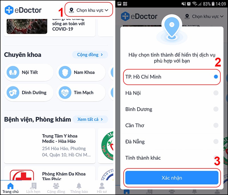 eDoctor chat online với bác sĩ tại nhà