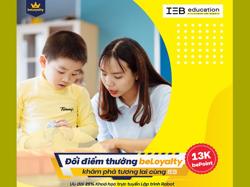 Kho&aacute; học trực tuyến kh&aacute;m ph&aacute; tương lai c&ugrave;ng IEB