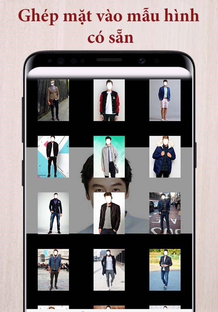 Tùy chọn mẫu hình có sẵn