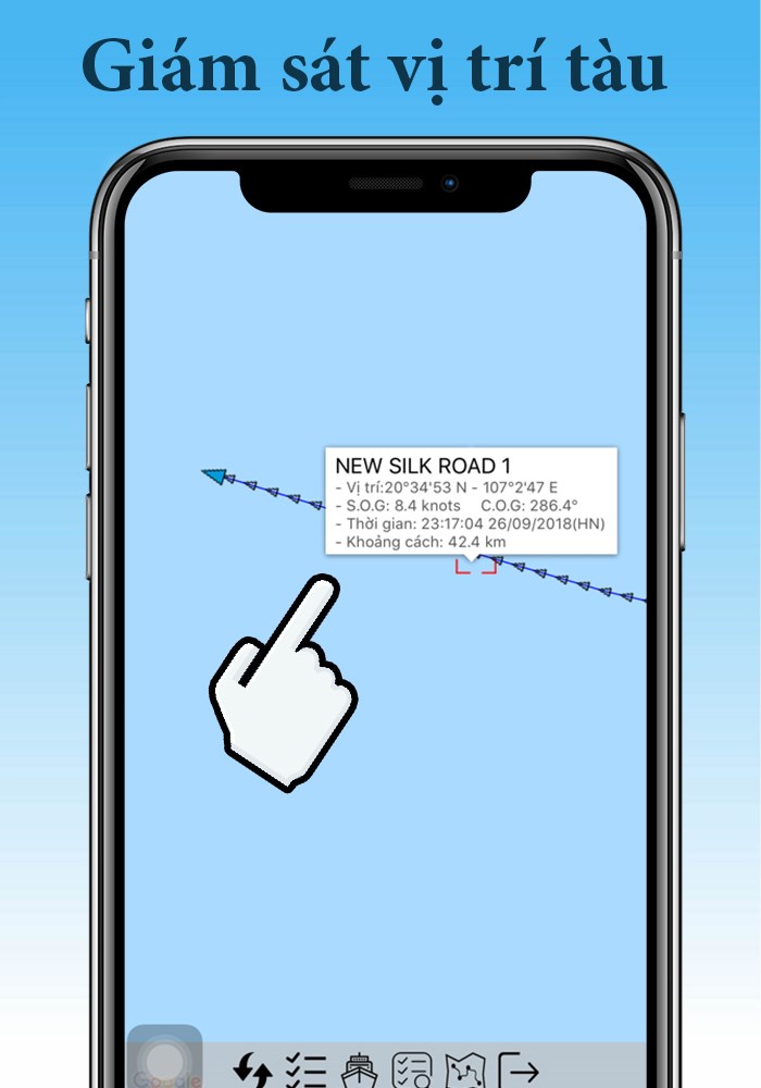 Gi&aacute;m s&aacute;t vị tr&iacute; t&agrave;u th&ocirc;ng qua dữ liệu AIS