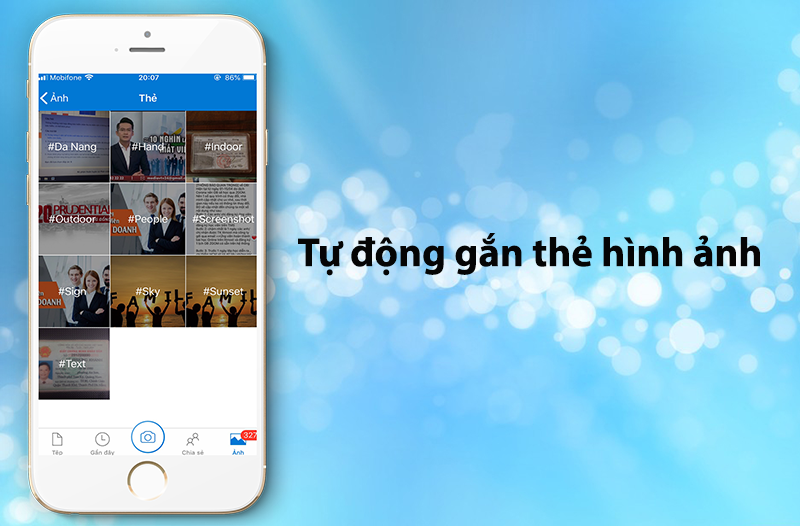 Tìm kiếm ảnh dễ dàng nhờ tính năng gắn thẻ tự động.