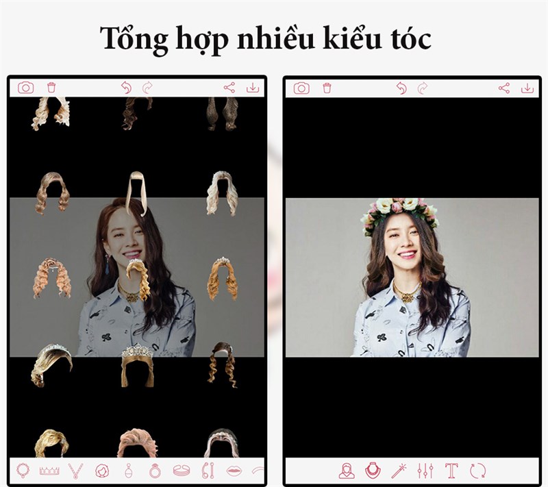 Bộ sưu tập mẫu t&oacute;c với nhiều kiểu kh&aacute;c nhau cho bạn lựa chọn