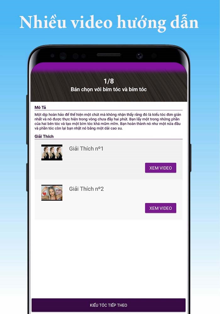 tổng hợp nhiều video hướng dẫn cách tạo tóc