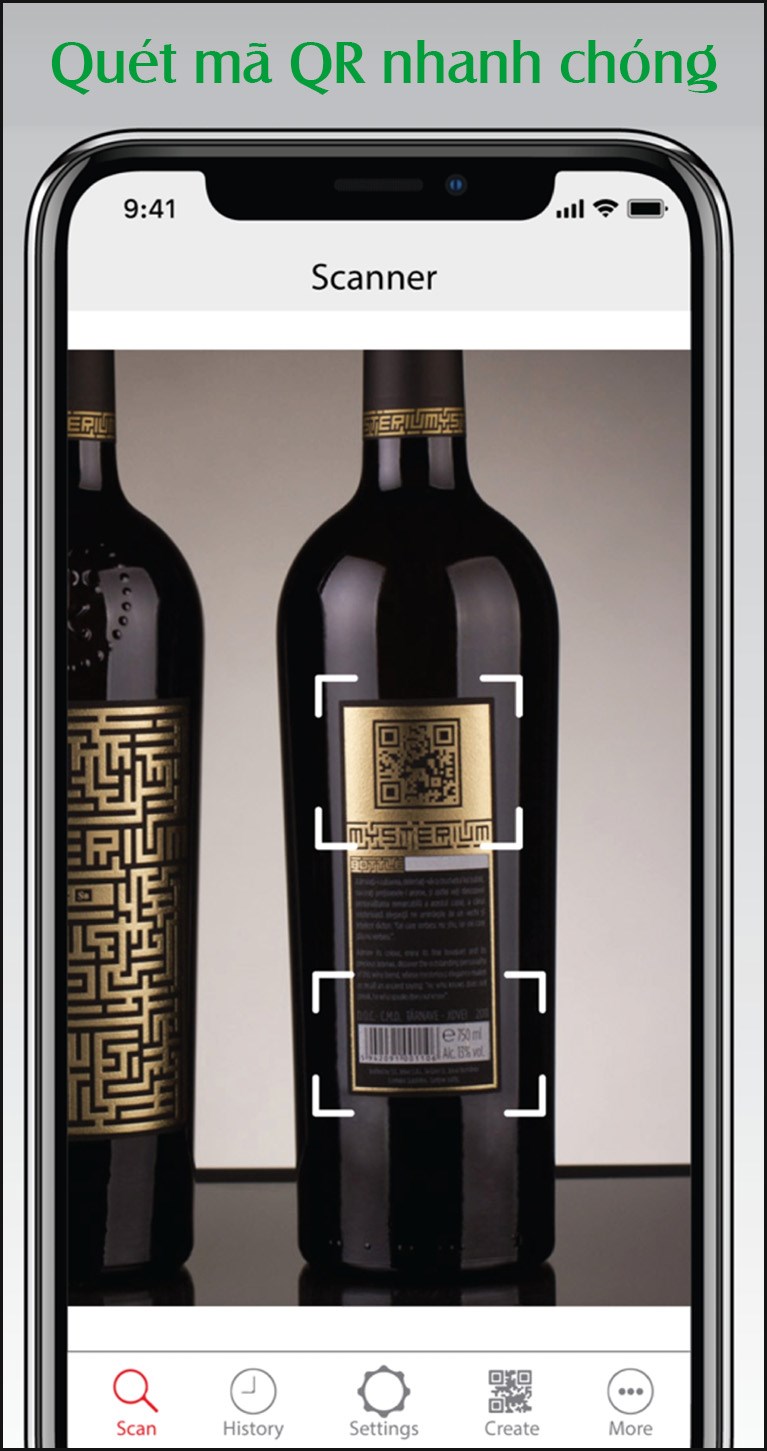 Qu&eacute;t m&atilde; QR nhanh, đơn giản