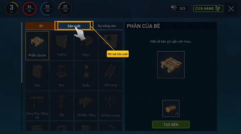 Xây dựng bè và các nhà máy luyện