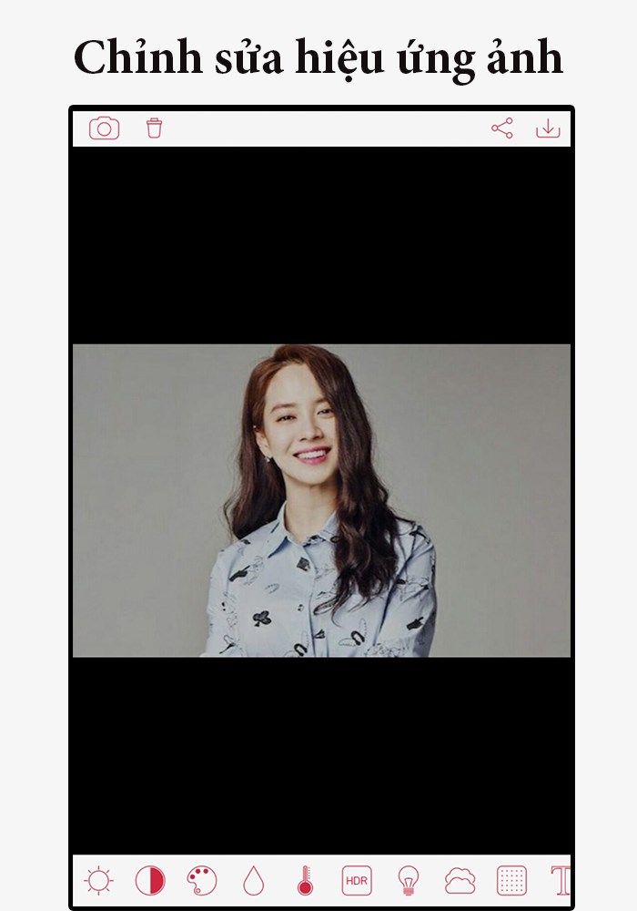 C&ocirc;ng cụ chỉnh sửa hiệu ứng ảnh đa dạng