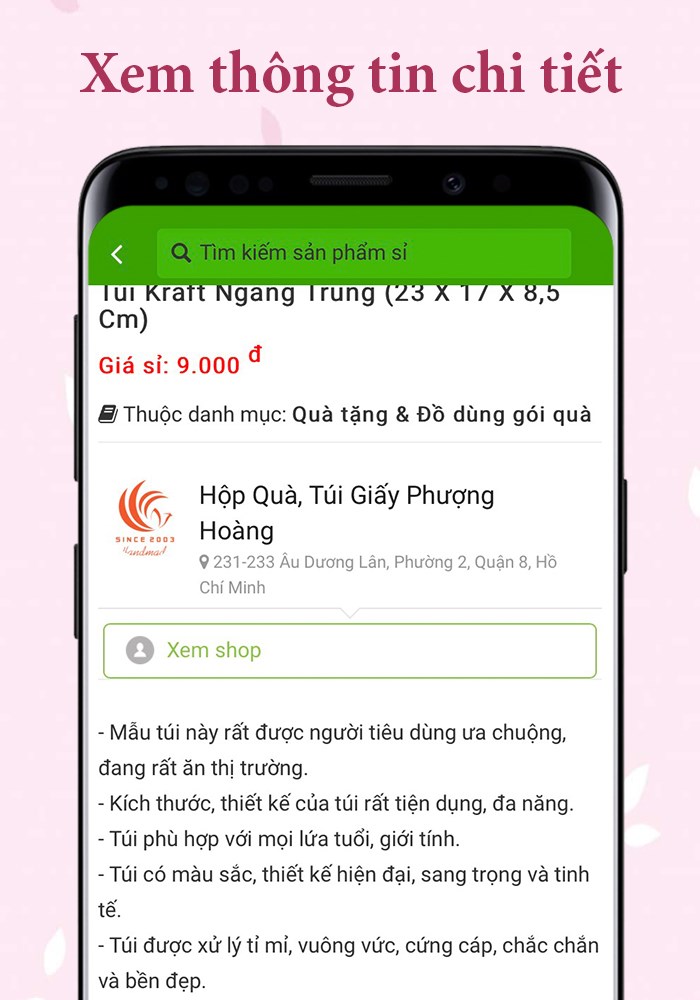 Tìm hiểu thông tin sản phẩm