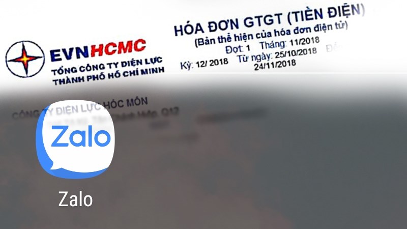 C&aacute;ch tra cứu v&agrave; thanh to&aacute;n h&oacute;a đơn điện bằng ứng dụng Zalo