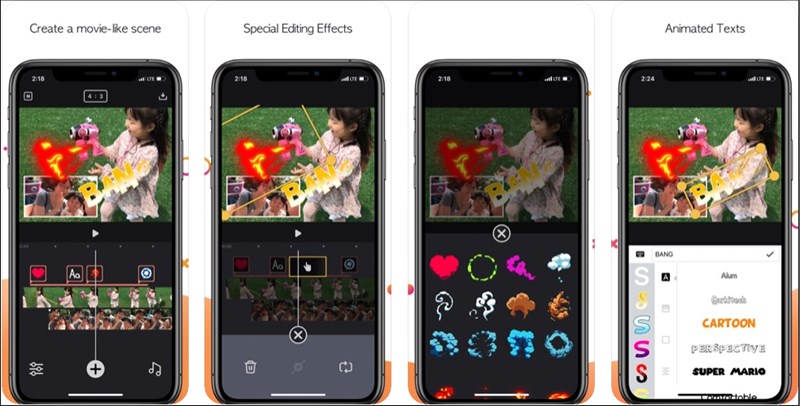 Ứng dụng Twinkling Video Editor & Maker