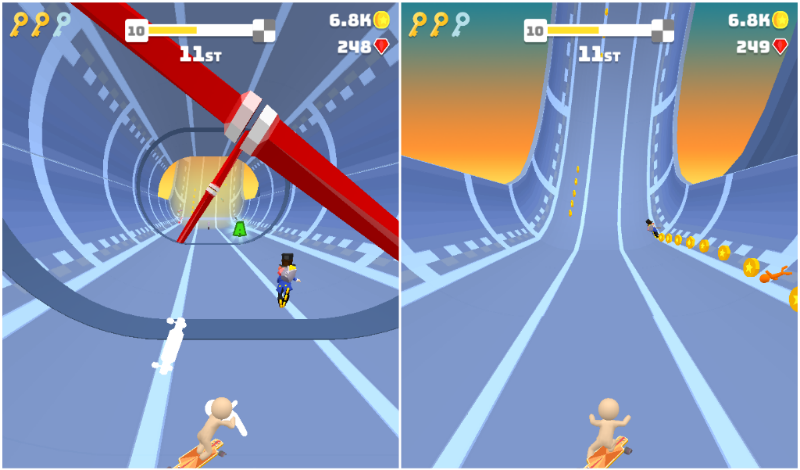 N&eacute; tr&aacute;nh chướng ngại vật, thu thập v&agrave;ng