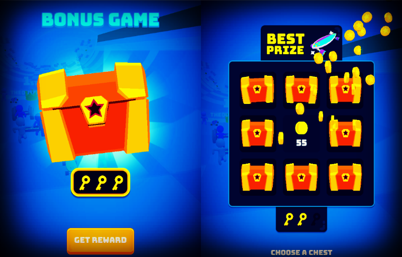 Thu thập ch&igrave;a kh&oacute;a, mở rương thưởng