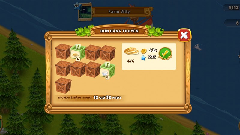 Hỗ trợ bạn b&egrave; ở nhiệm vụ thuyền