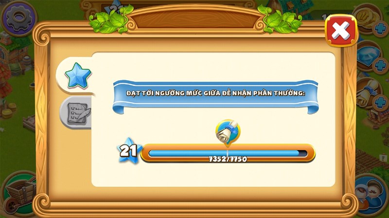 Đạt tới ngưỡng mức giữa để nhận cuộn giấy