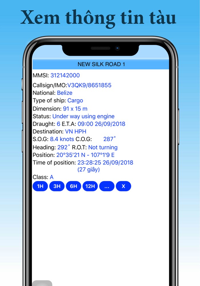 Xem th&ocirc;ng tin chi tiết của t&agrave;u