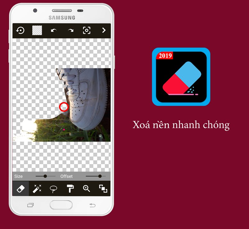 Xoá nền nhanh chóng