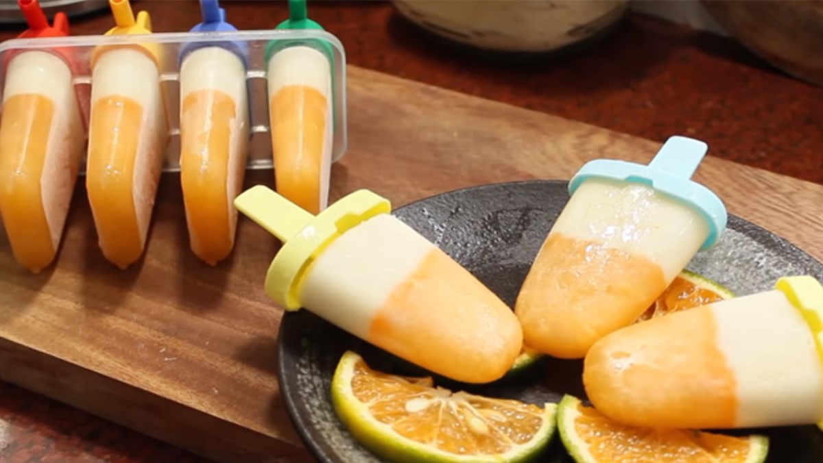 Làm sao để cho kem que cam không bị đóng đinh khi đổ vào khuôn? 
