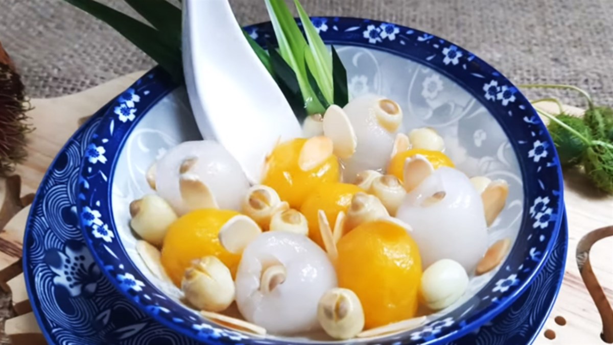 Chè chôm chôm phân tử sen