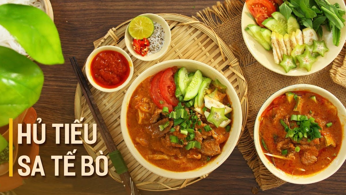 Hủ tiếu sa tế bò