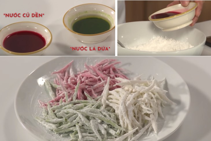 Bước 3 Làm bánh lọt Cách làm nấu bếp chè bà tía đậm chất Nam Bộ