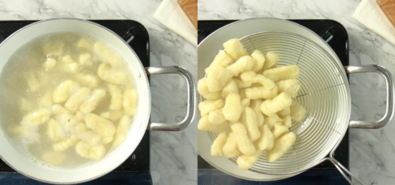 Bước 5 Luộc bột Gnocchi khoai tây
