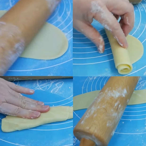 Bước 6 Tạo hình bánh Bánh bao nướng nhân xá xíu