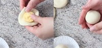 Bước 7 Tạo hình bánh Bánh bao kim sa trứng muối