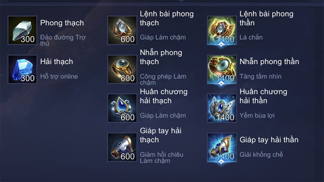 Chi tiết và cách sử dụng các món đồ phụ trợ Liên Quân Mobile ( https://www.thegioididong.com › chi... ) 