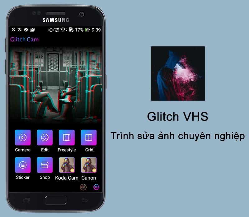 ứng dụng Glitch VHS