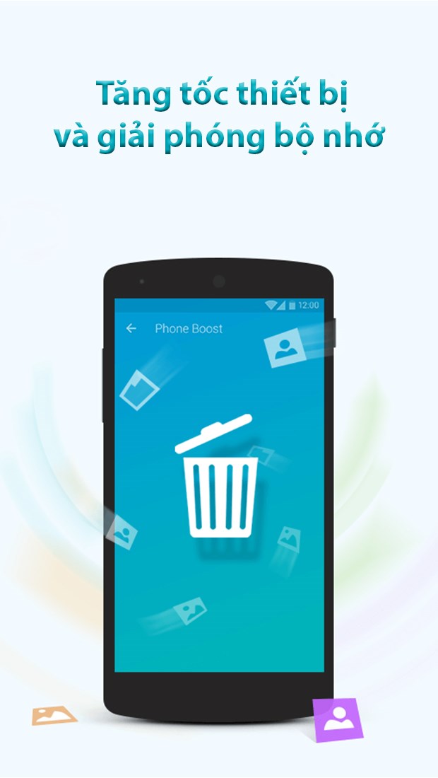 Tăng tốc thiết bị v&agrave; giải ph&oacute;ng bộ nhớ chỉ với một chạm