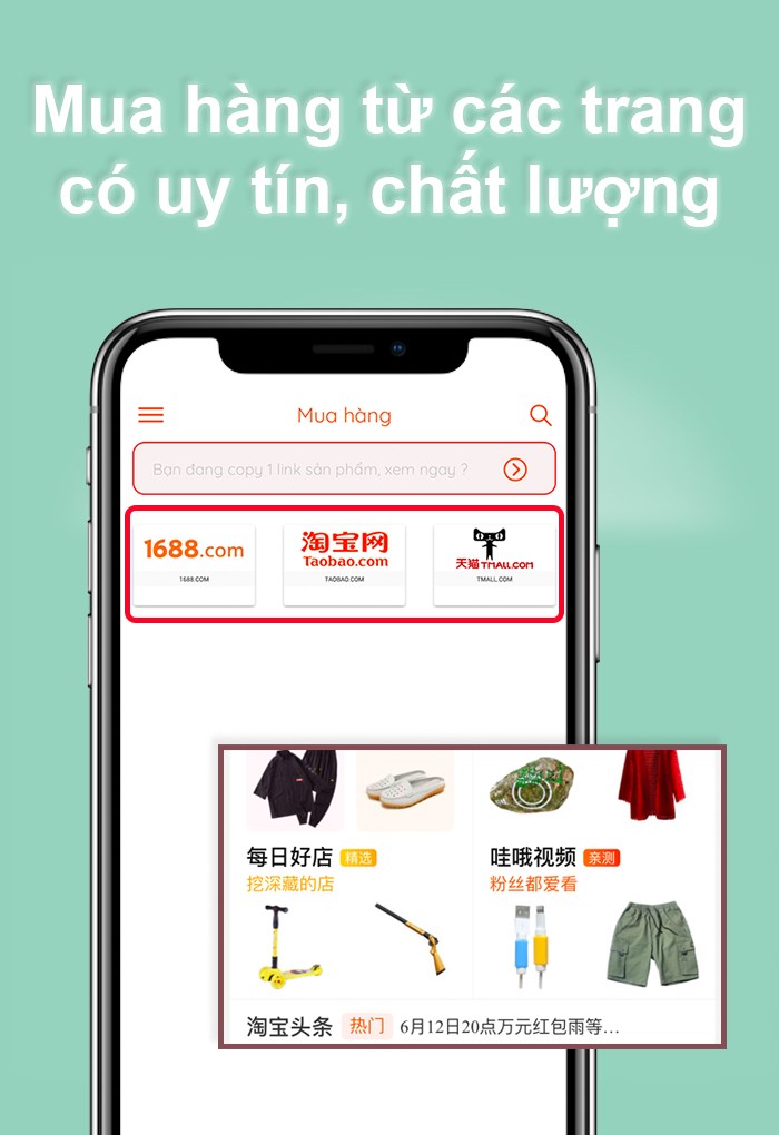XOrder - Ứng dụng đặt mua, nhập hàng Trung Quốc