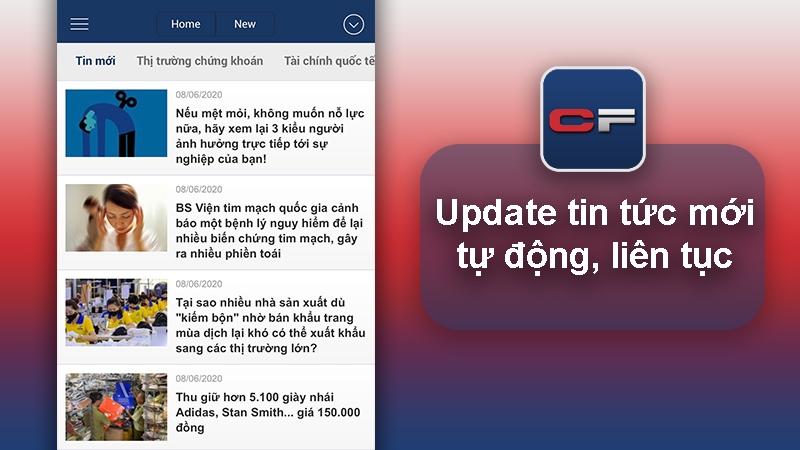 Cập nhật tin tức mới liên tục