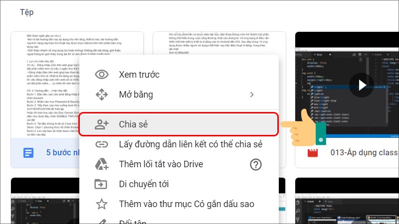 Cách Chia Sẻ File Trên Google Drive Bằng Máy Tính, Pc Đơn Giản Nhất