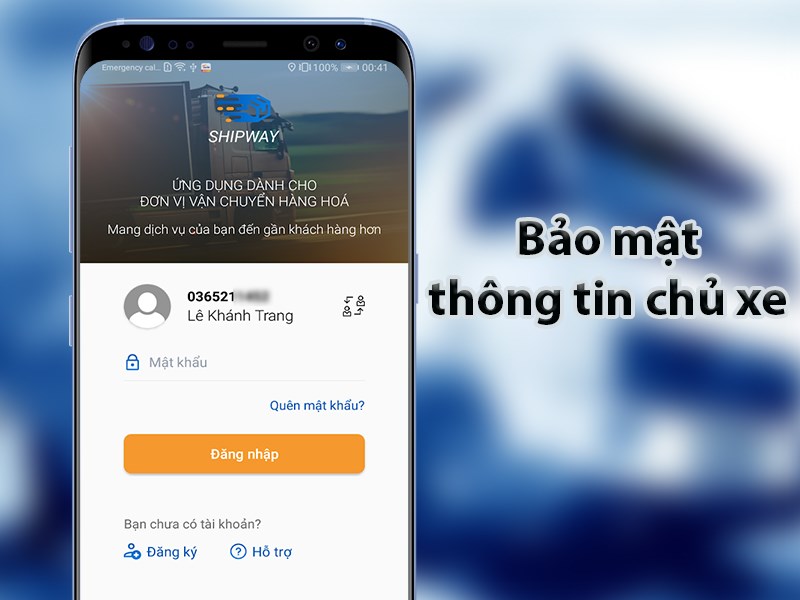 Bảo mật thông tin chủ xe