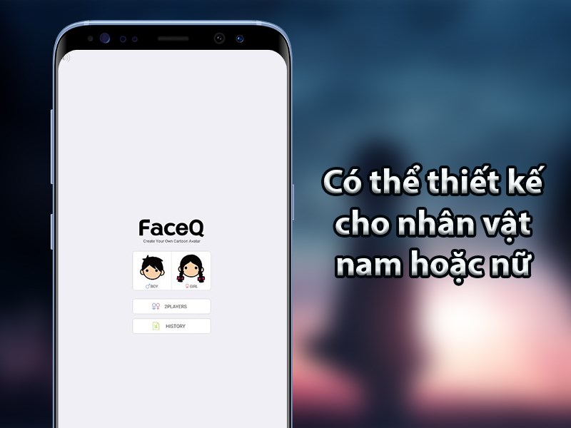 Có thể thiết kế cho nhân vật nam hoặc nữ