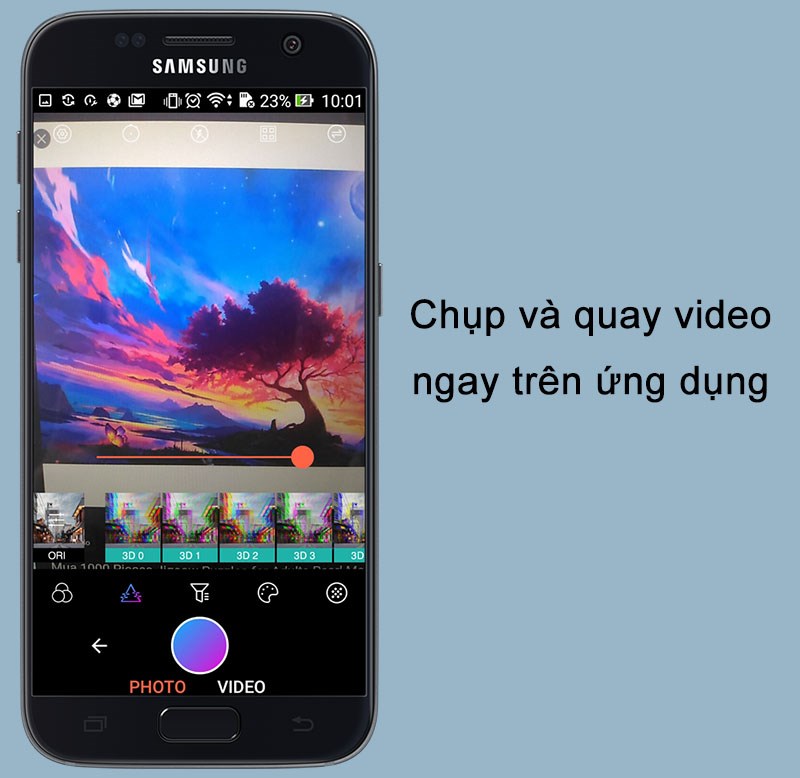 Chụp và quay video hiệu ứng Glitch ngay trên ứng dụng Glitch VHS