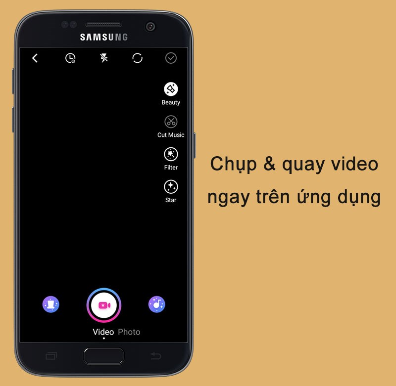 Chụp và quay video ngay trên ứng dụng Magic Video Effect