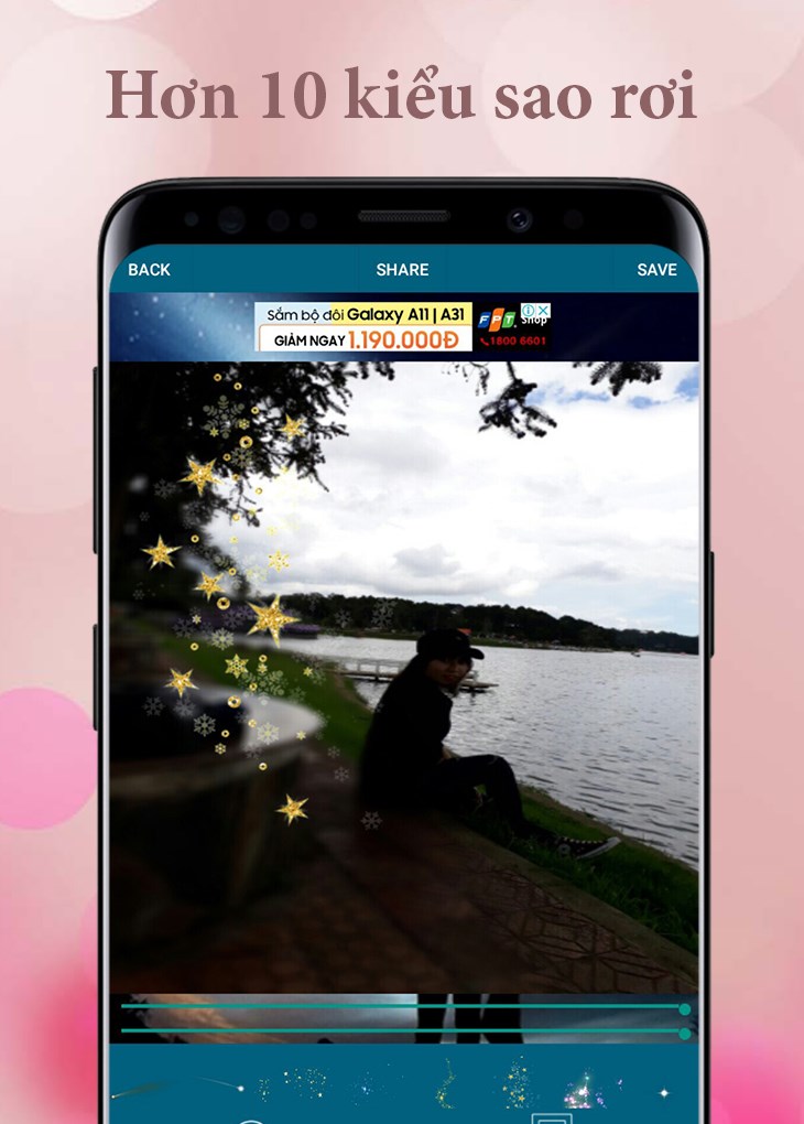 Hơn 10 kiểu sao rơi sinh động