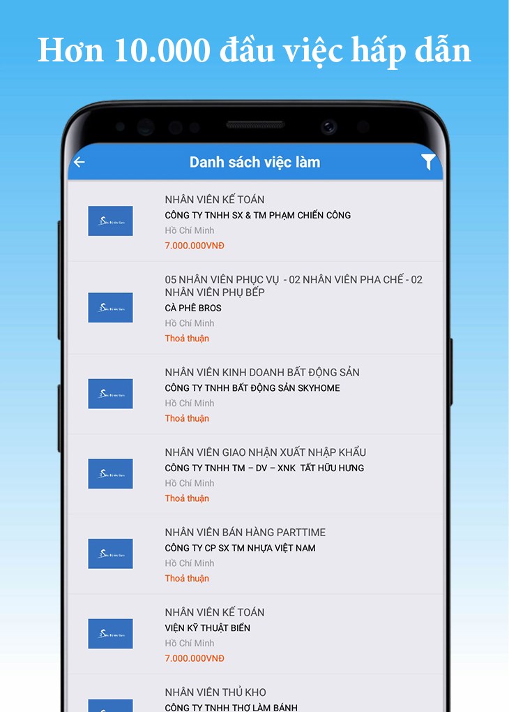 Hơn 10.000 đầu việc hấp dẫn cho bạn