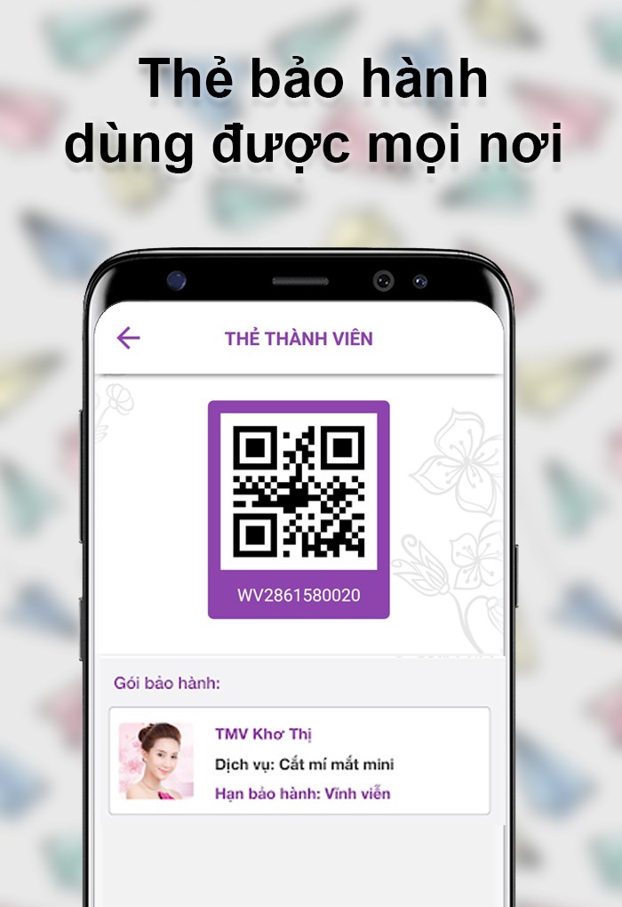 Thẻ bảo h&agrave;nh d&ugrave;ng được cho mọi nơi