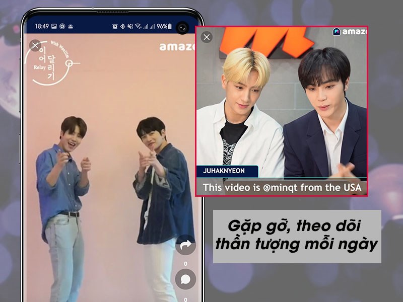 Gặp gỡ, theo dõi thần tượng mỗi ngày