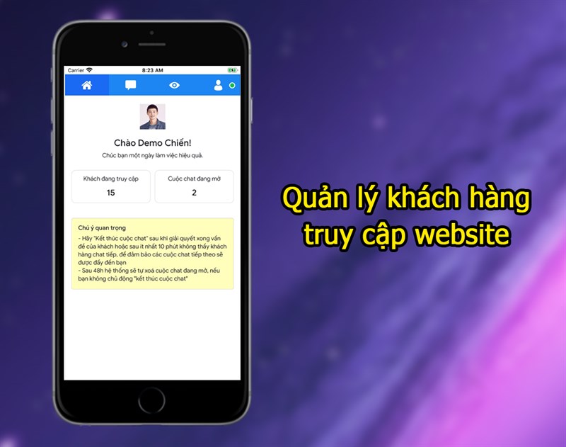 Quản lý khách hàng truy cập website