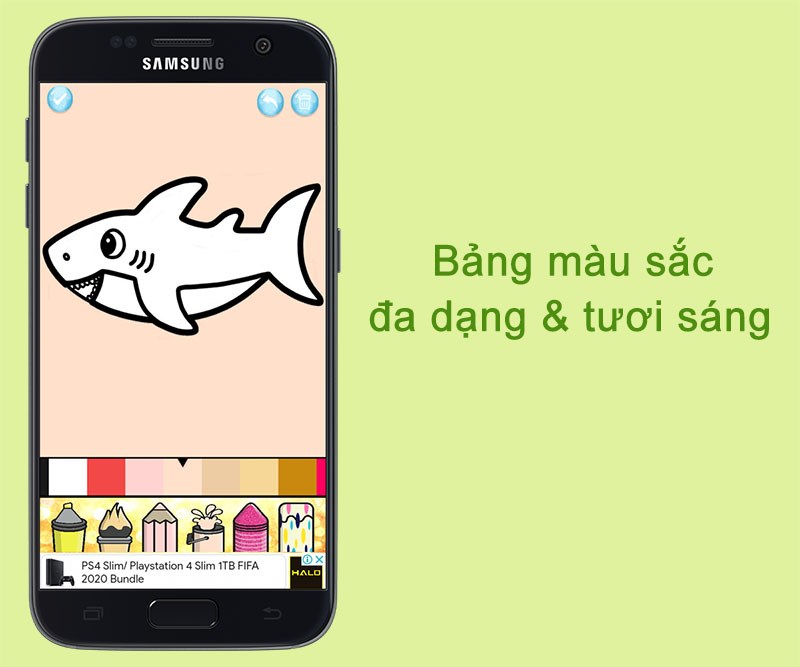 Bảng m&agrave;u sắc đa dạng v&agrave; sinh động