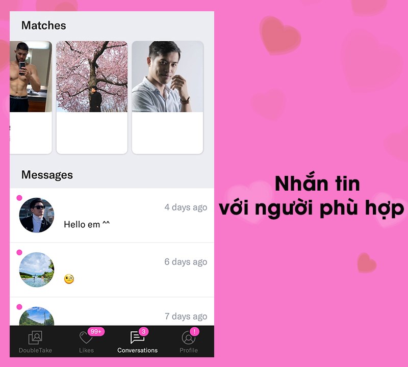 Nhắn tin cho người phù hợp với bạn một cách dễ dàng