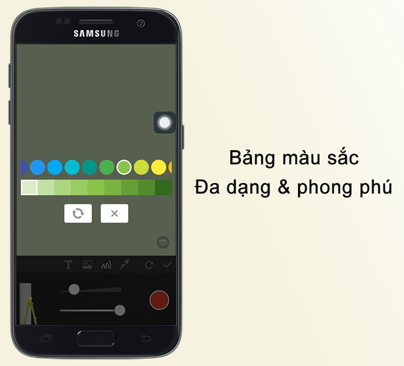 Bảng m&agrave;u Pastel đa dạng v&agrave; phong ph&uacute; tr&ecirc;n ứng dụng PaperColor