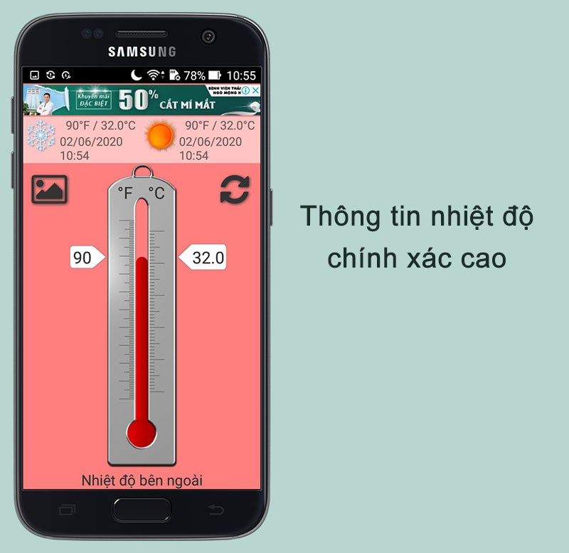 Thông tin nhiệt độ nhiệt độ chính xác cao